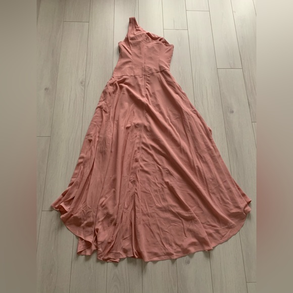 David’s Bridal bridesmaids dress in “Ballet” (dusty rose pink) - Picture 9 of 13